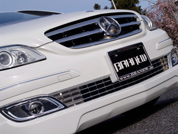Chrome Front Grill, Chrome Bumper Mesh, Chrome Bonnet Duct 3pieces, Chrome Fog Cover