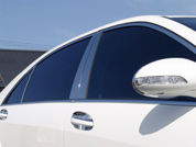 Chrome Pillar Panel 6 pieces